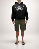 "Dossier" Hoodie, Sunfade Black