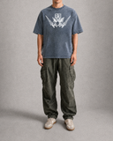 "Dossier" Tee, Granite Grey