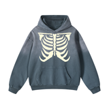 Sunfade "Drawn Ribs" Hoodie