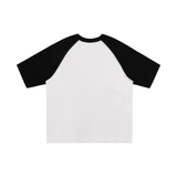 "SKELLIGGY" Tee, Black and White